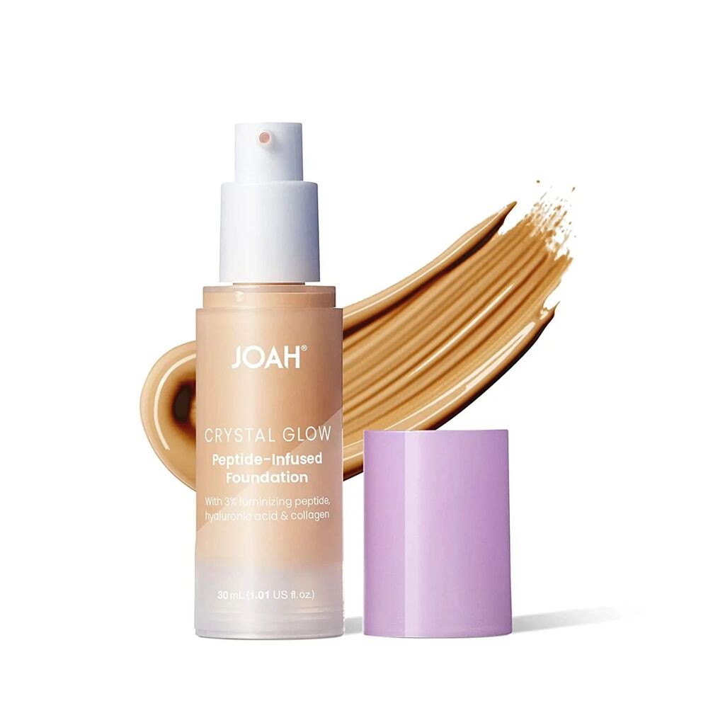 JOAH Crystal Glow Peptide Primedation All in One Foundation – TW110 Tan to Deep